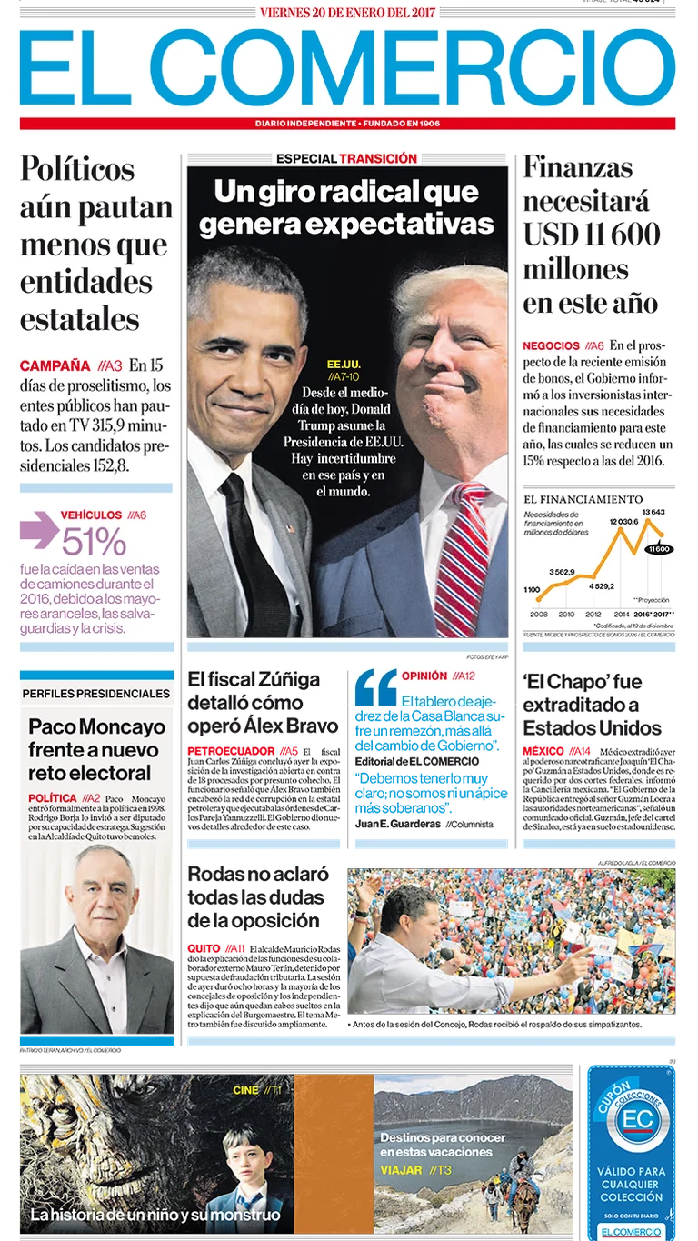 El Comercio Ecuador Viernes 20 De Enero De 2017 Infobae