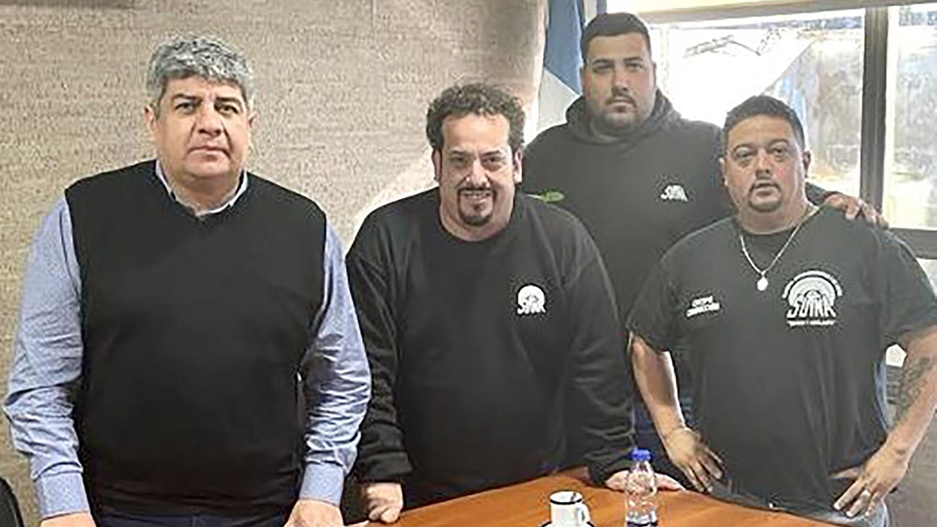 Pablo Moyano y Alejandro Crespo, del Sindicato del Neumático