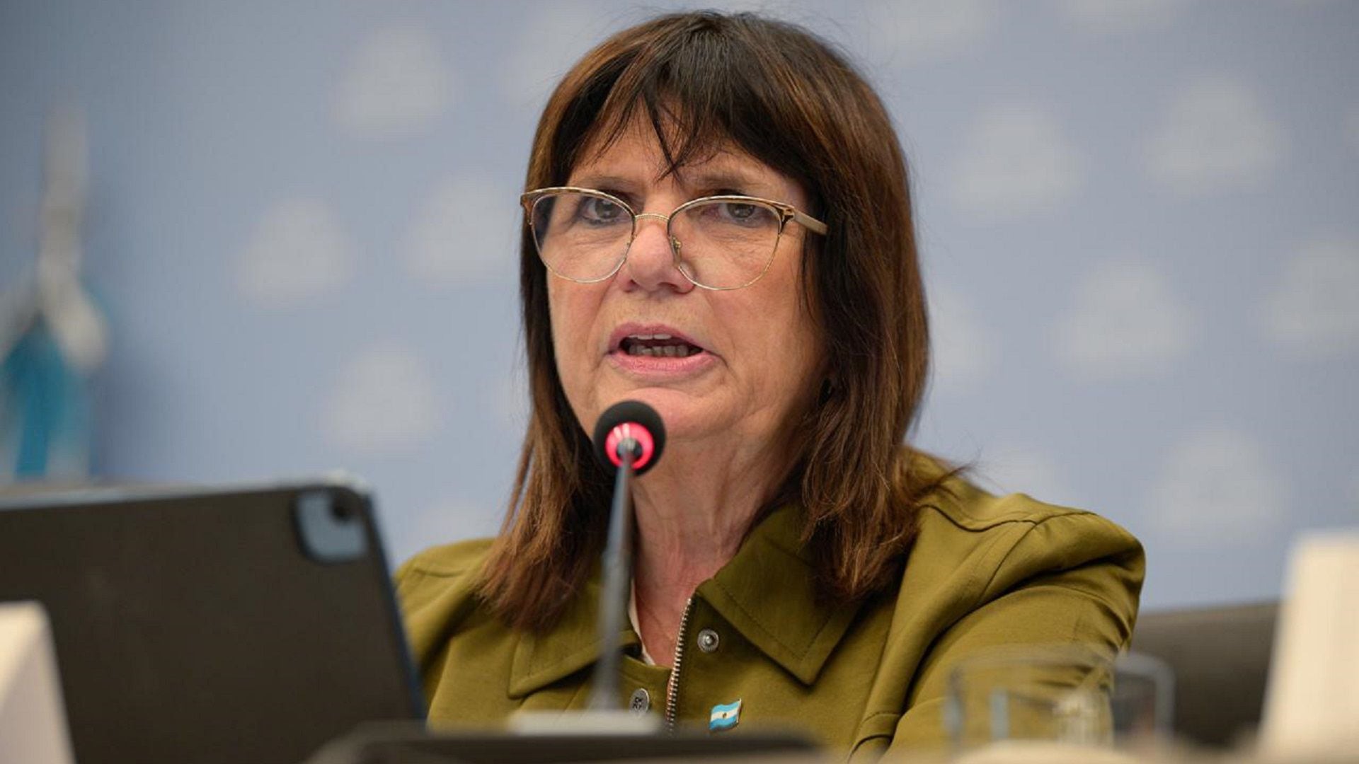 La ministra de seguridad de la Nación, Patricia Bullrich