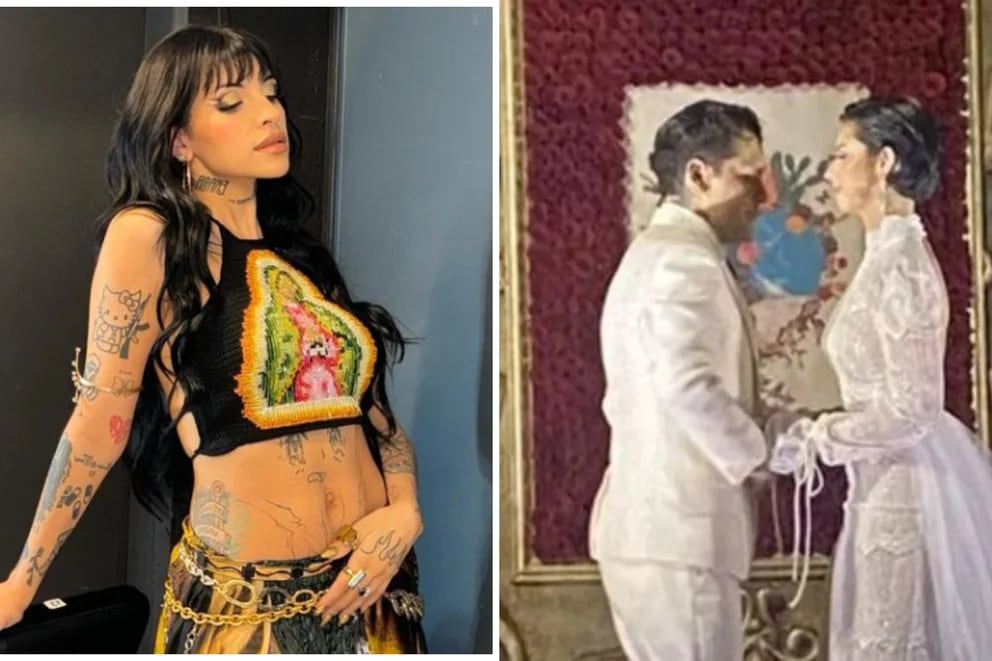 En medio de su batalla legal con Cazzu, circularon imágenes de una supuesta  boda de Christian Nodal y Ángela Aguilar - Infobae