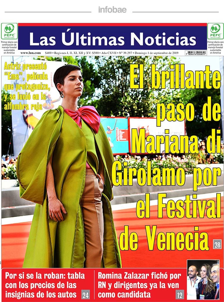 Las Ultimas Noticias Chile 1 De Septiembre De 2019 Perfil Formosa