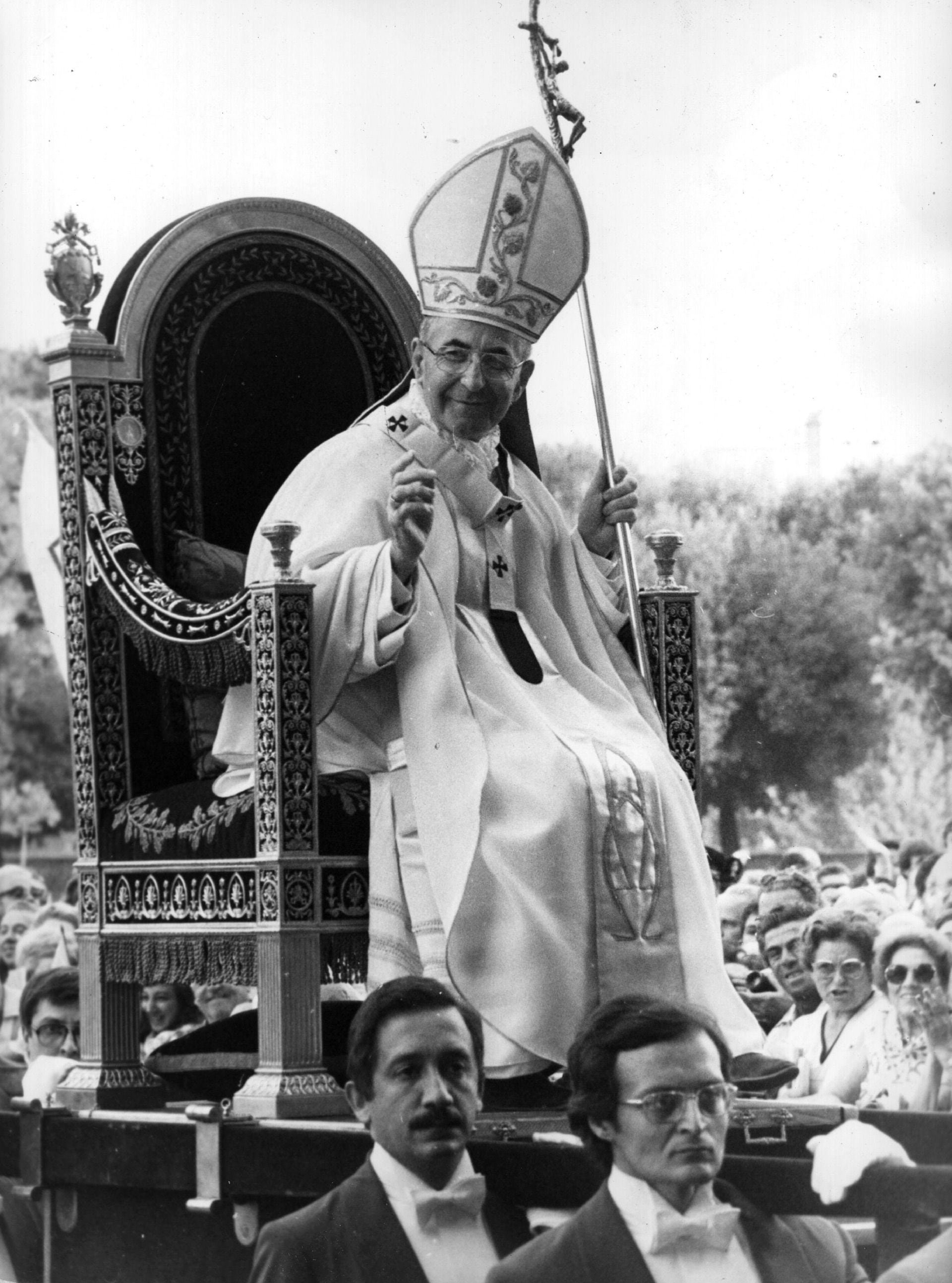 El Papa Juan Pablo I, cuyo nombre era Albino Luciano, murió por un paro cardíaco. Su deceso temprano generó múltiples sospechas (Getty)