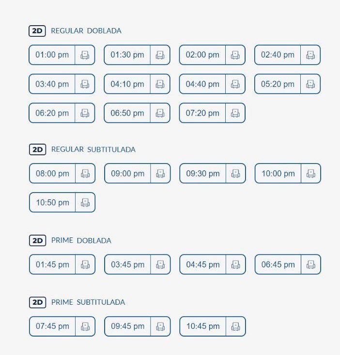 Horarios para Cineplanet Salavarry, sábado 10 de junio.