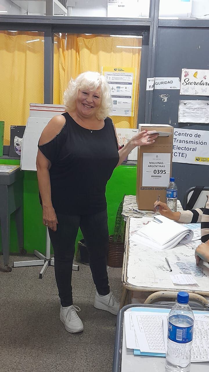 Luisa Albinoni votó en Tortuguitas