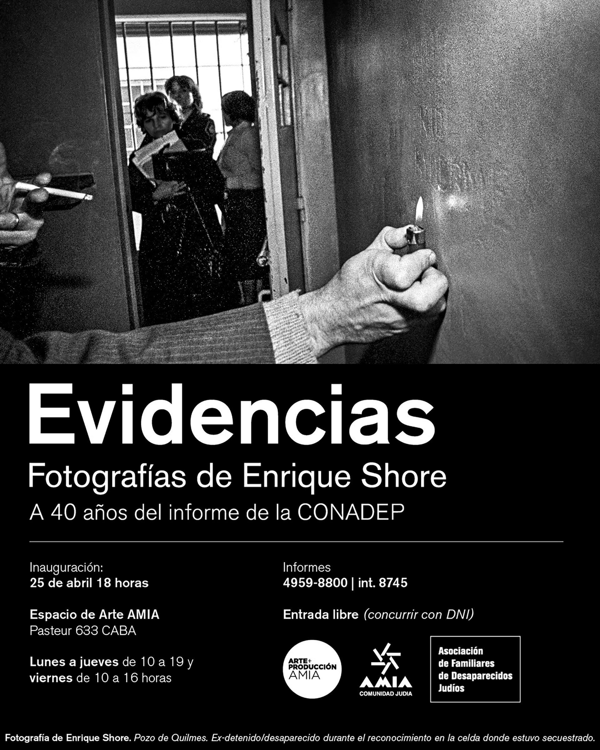 AMIA presenta “Evidencias”, la muestra del fotógrafo Enrique Shore