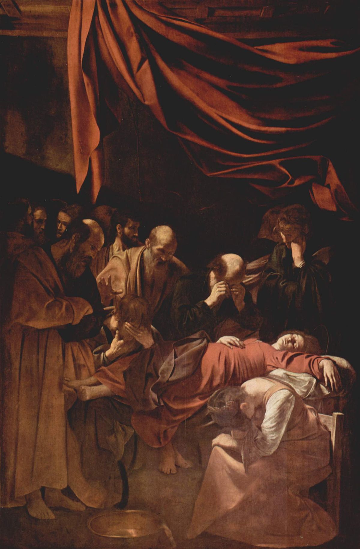 La muerte de la virgen Caravaggio