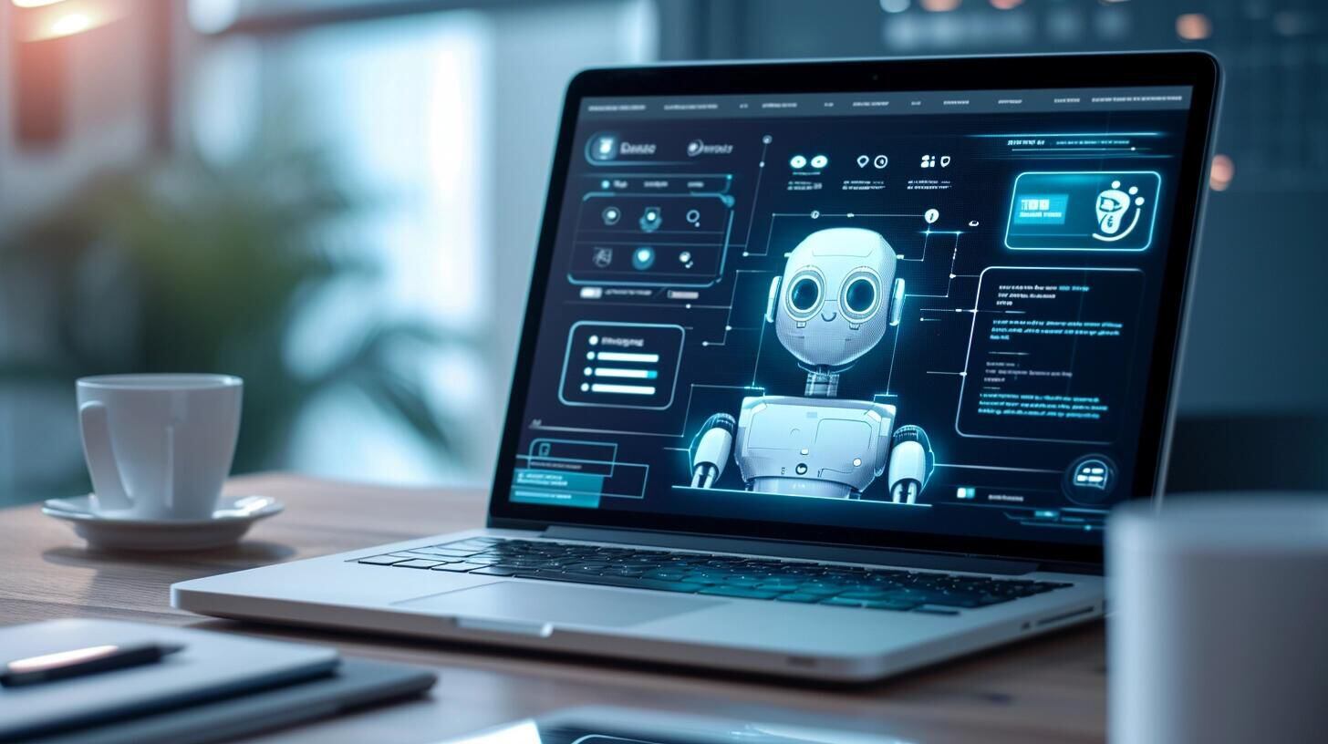 Pantalla de una laptop mostrando la interfaz de un chatbot impulsado por Inteligencia Artificial, con líneas de código destacadas. La imagen refleja el impacto de la IA en la evolución tecnológica, simbolizando los avances en programación, robótica y asistencia digital en el campo científico y tecnológico. (Imagen ilustrativa Infobae)
