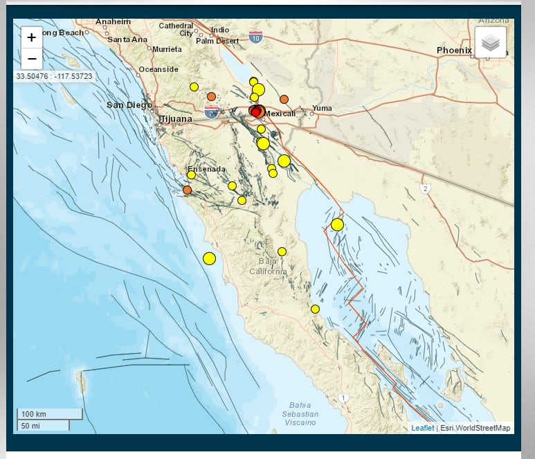 Temblor Mexicali - Figure 1