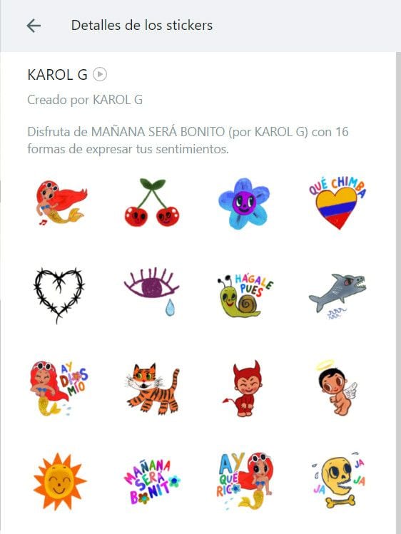 Karol G Tiene Sus Propios Stickers En Whatsapp Así Puede Descargarlos 2684