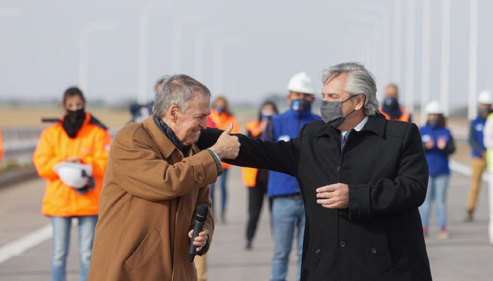 Juan Schiaretti y Alberto Fernández