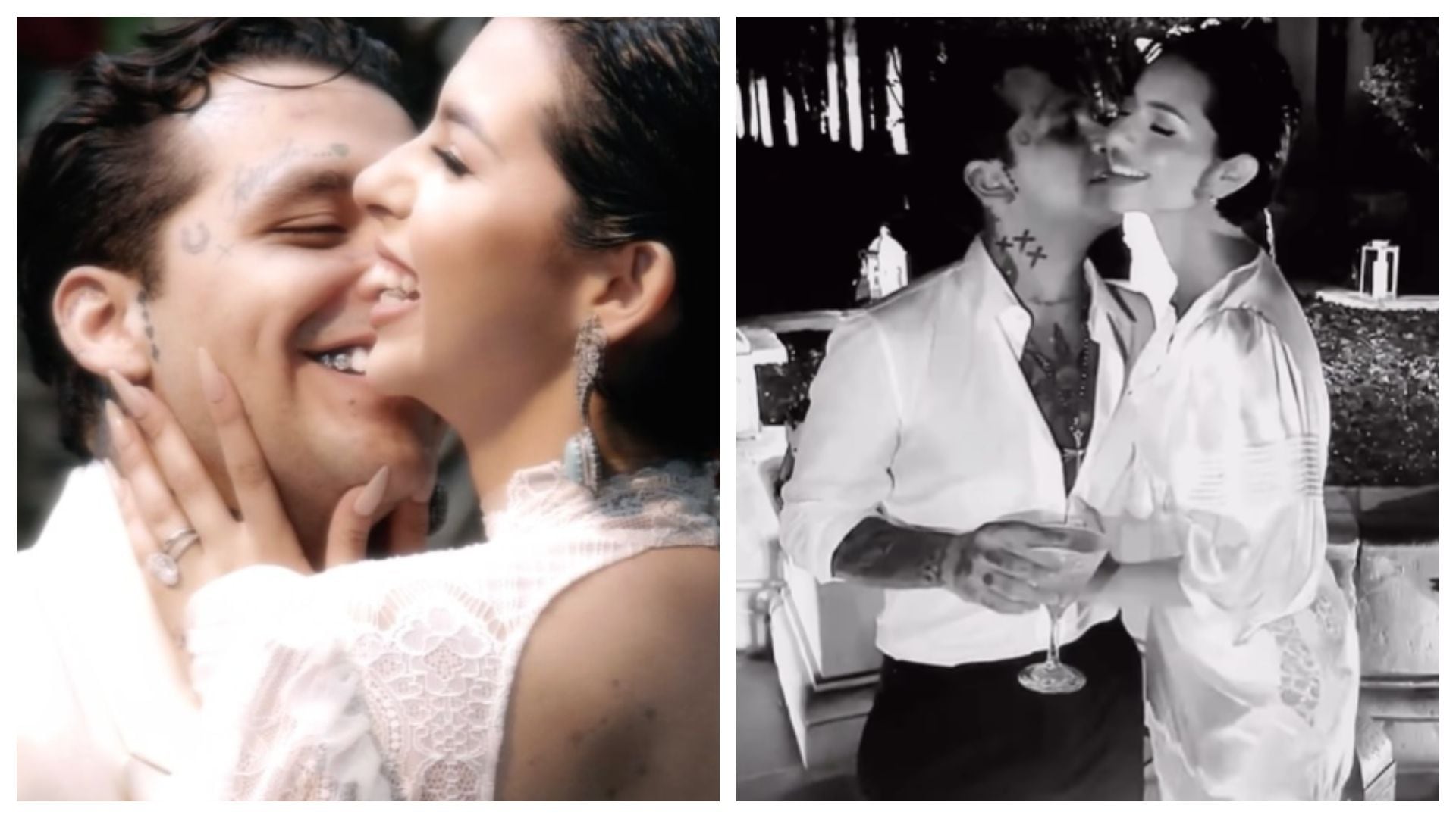 Está embarazada? Revelan que Ángela Aguilar no bebió alcohol en su boda con Christian Nodal y desata rumores - Infobae