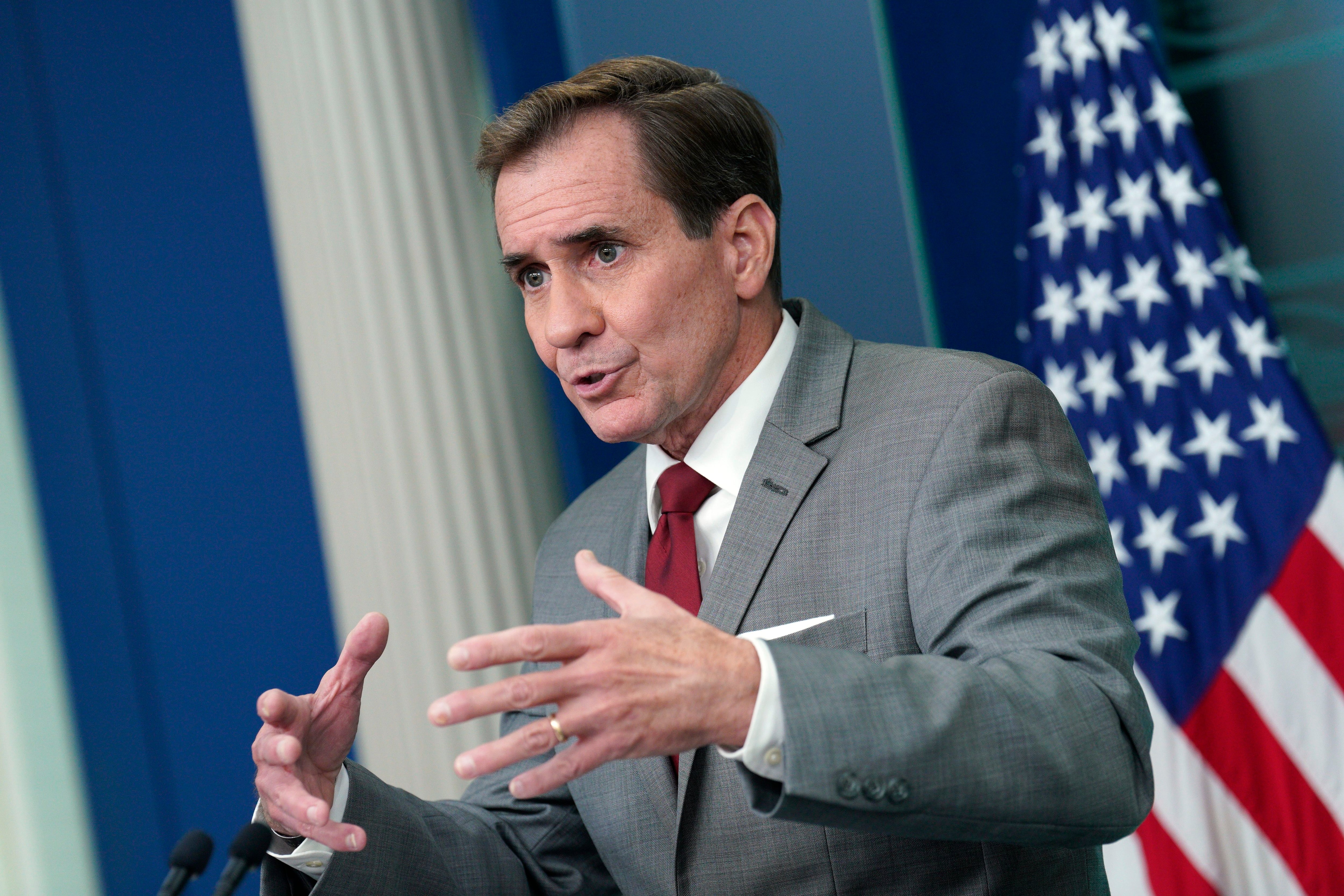 John Kirby, uno de los portavoces de la Casa Blanca,en una fotografía de archivo. EFE/EPA/Yuri Gripas / ABACA / POOL 