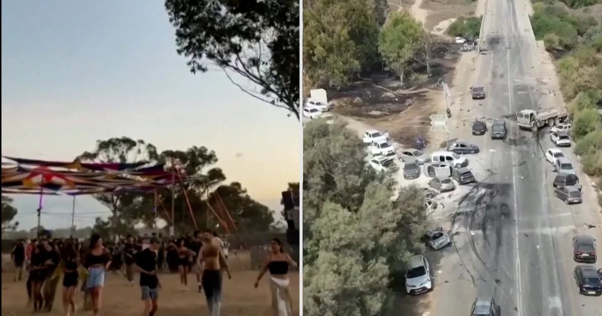 Vídeos devastadores de terroristas de Hamás secuestrando y matando a cientos de israelíes en una fiesta electrónica