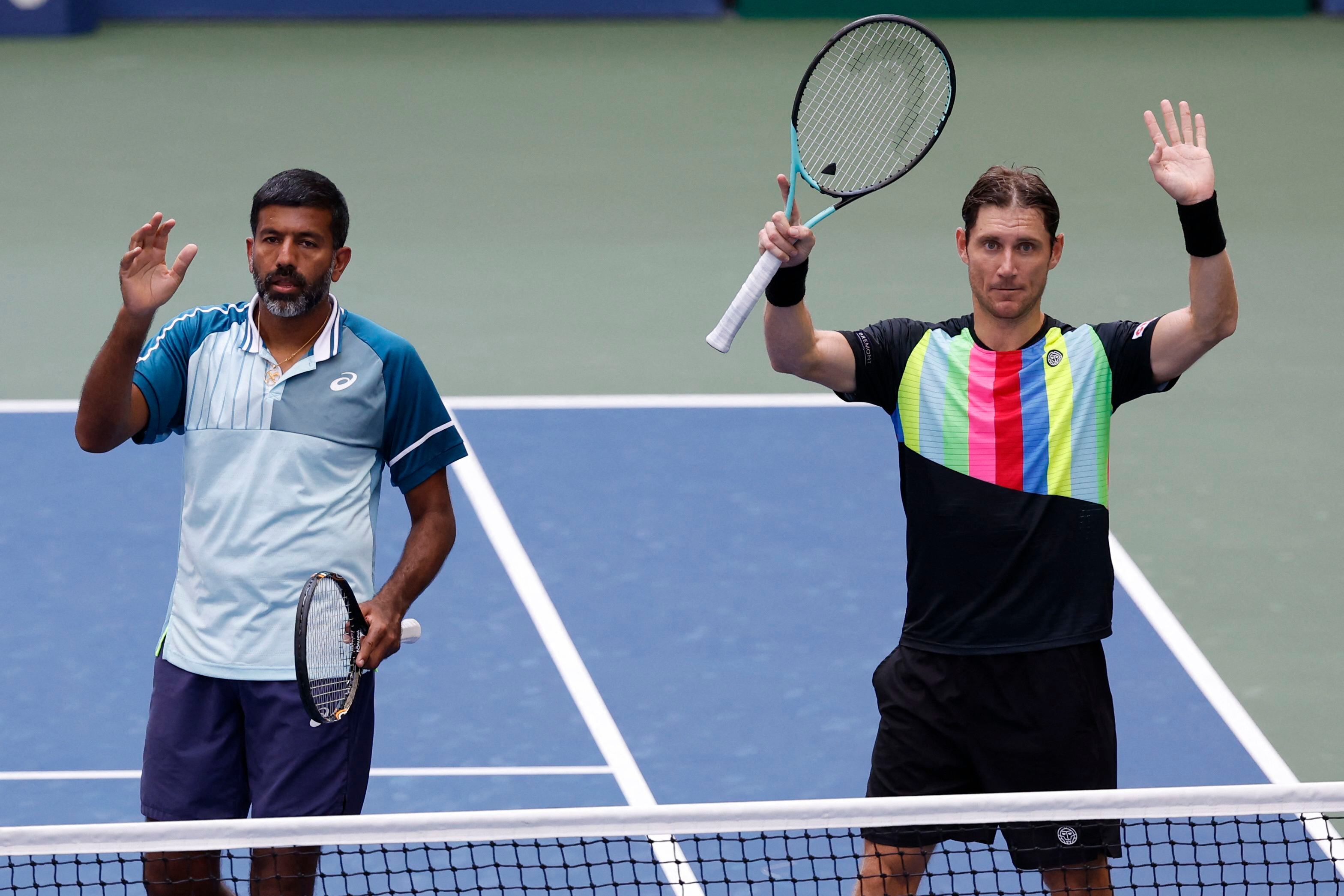 Bopanna y Ebden en el pasado US Open (Geoff Burke-USA TODAY Sports)