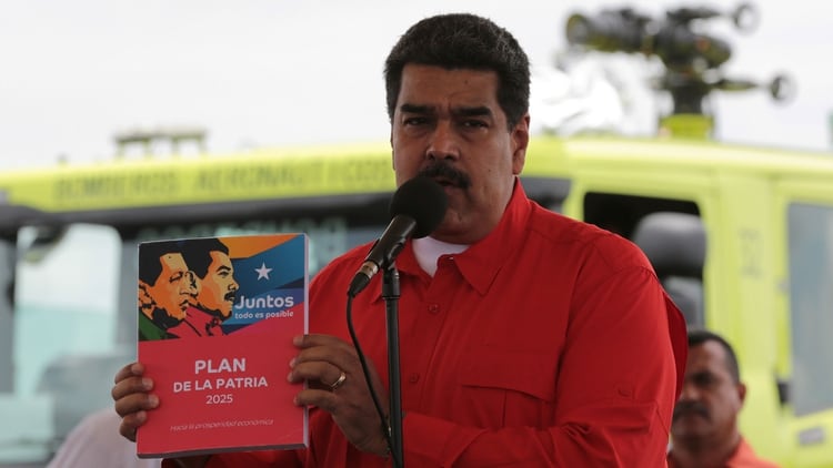 Nicolás Maduro durante un acto de campaña (EFE)