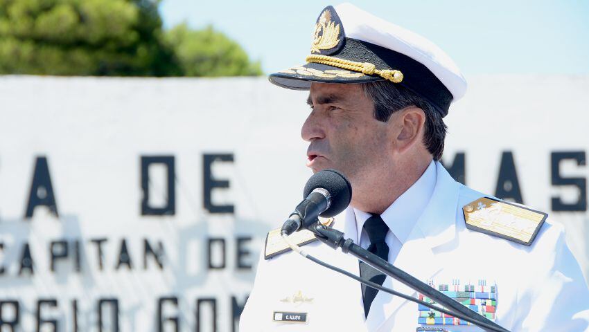 Carlos María Allievi, jefe de Estado Mayor General de la Armada