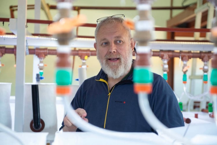 Gustavo Lovrich, cientÃ­fico del Centro Austral de Investigaciones CientÃ­ficas (CADIC)(Greenpeace)