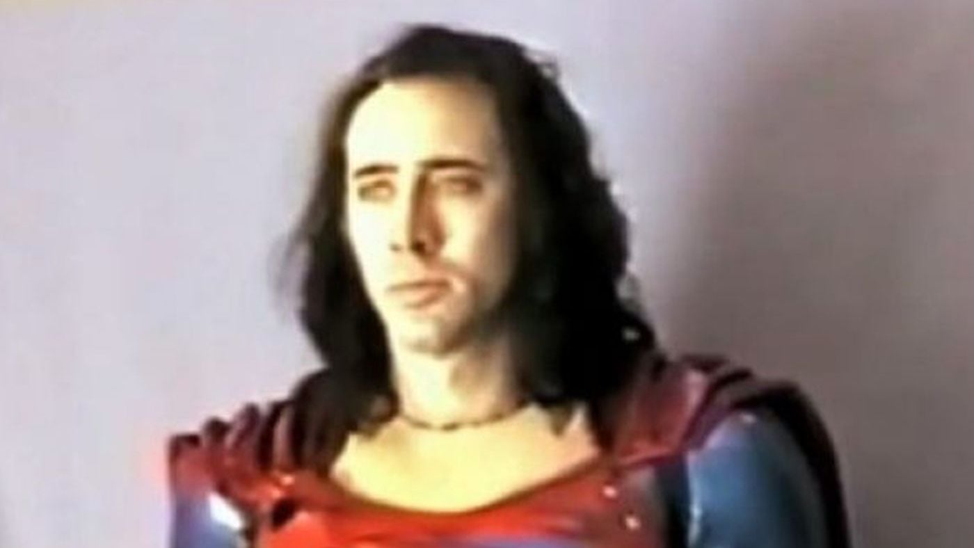 La vez que Nicolas Cage casi cumple el sueño de interpretar a Superman