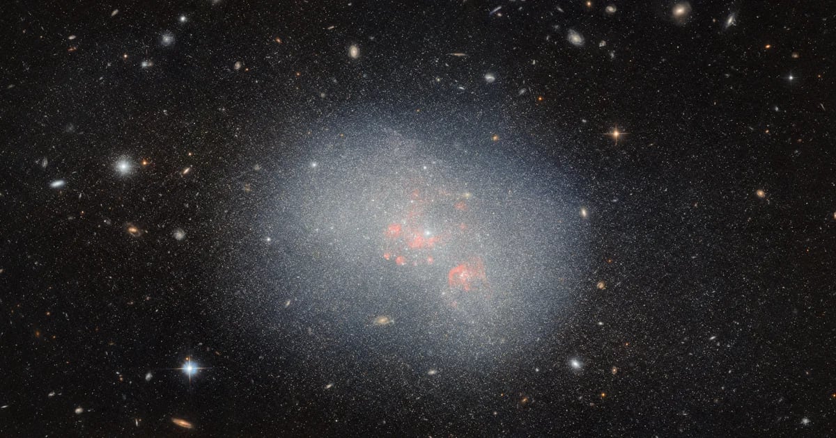 Hubble Telescope Discovers Possible Galactic Merger