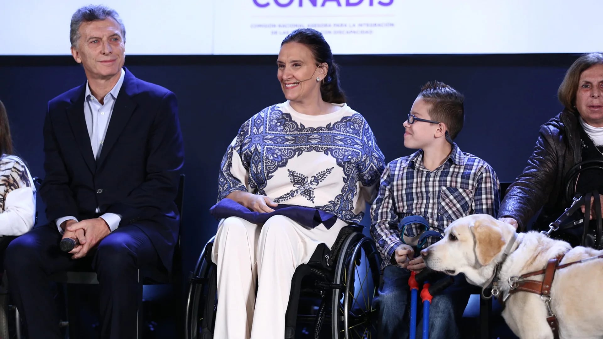 Michetti precisó que este plan busca restituir derechos a personas con discapacidad (Presidencia)