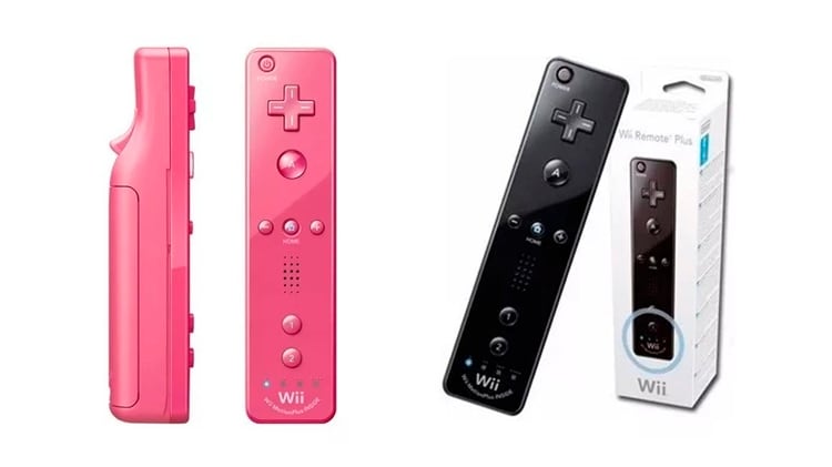 Control remoto para consolad de video juego (original) $2.360 en color rosa y $1.600 en color negro (48% más)