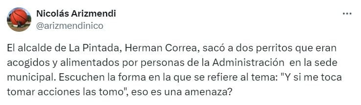 Varias personas denunciaron el hecho en redes sociales - crédito captura de pantalla X