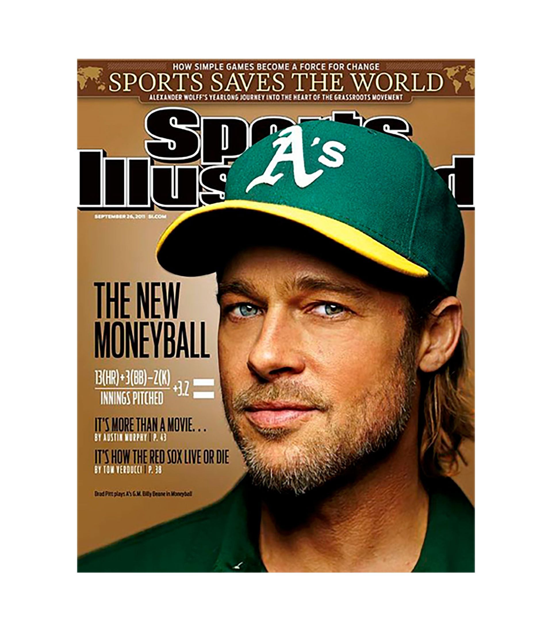 September 26 2011 Brad Pitt Billy Beane Oakland A’s Moneyball Sports  Illustrated