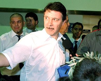 Rubén Magnano durante su etapa como entrenador de la selección argentina de básquet