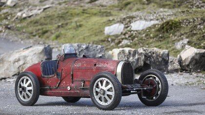 Este Type 35C Grand Prix que data de 1928 se mantiene en su estado original (Bugatti)