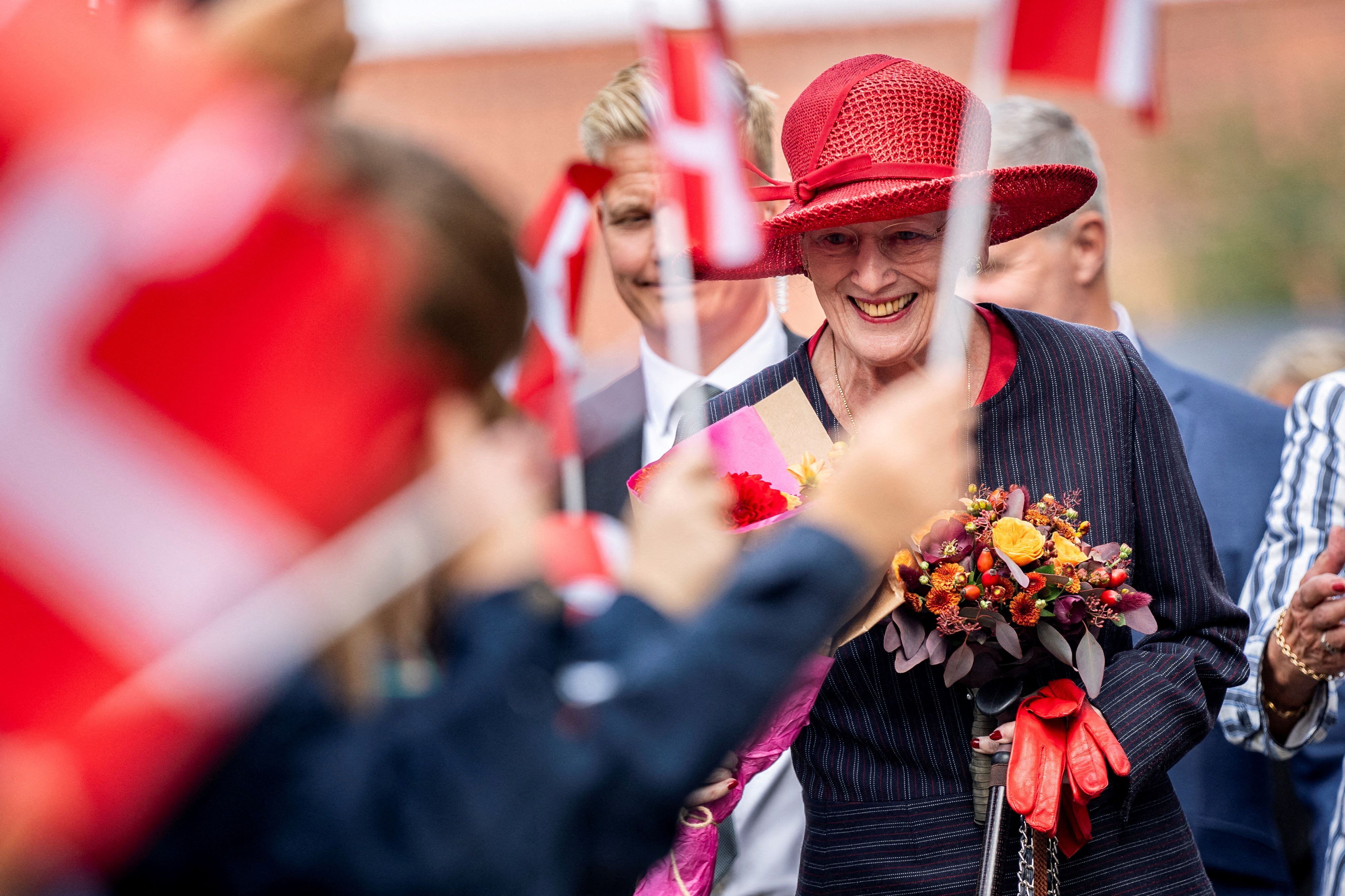 La reina Margarita II tiene una gran aprobación en la población danesa (Ritzau Scanpix/Ida Marie Odgaard/via REUTERS)