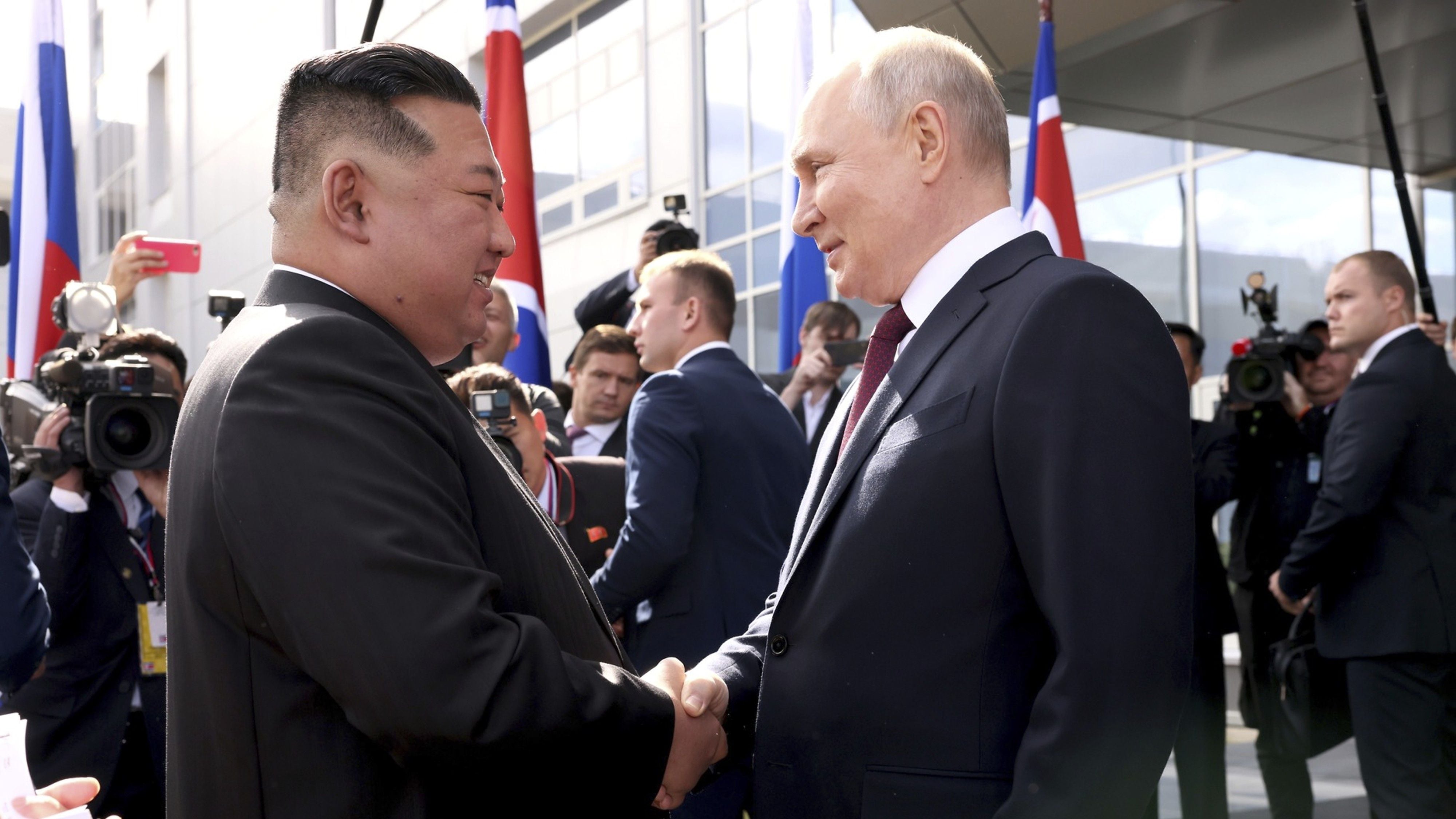 Kim Jong-un y Vladimir Putin (Europa Press)