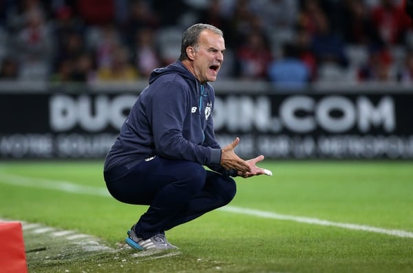 Marcelo Bielsa dirigió en Europa al Espanyol, Athletic Bilbao, Olympique Marsella y Lille (Getty)