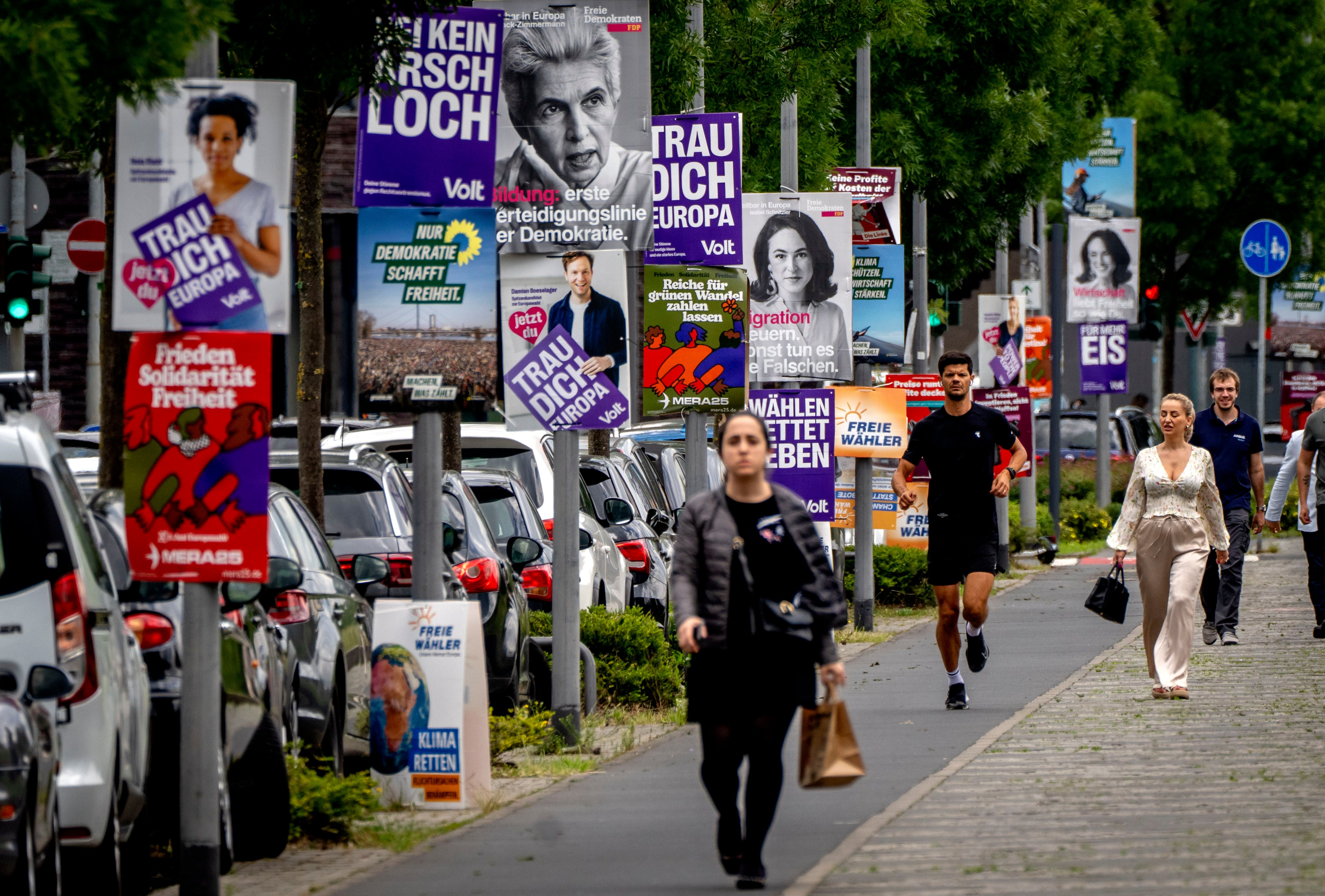 Más de 60 millones de alemanes están convocados a participar en las elecciones europeas (AP Foto/Michael Probst)