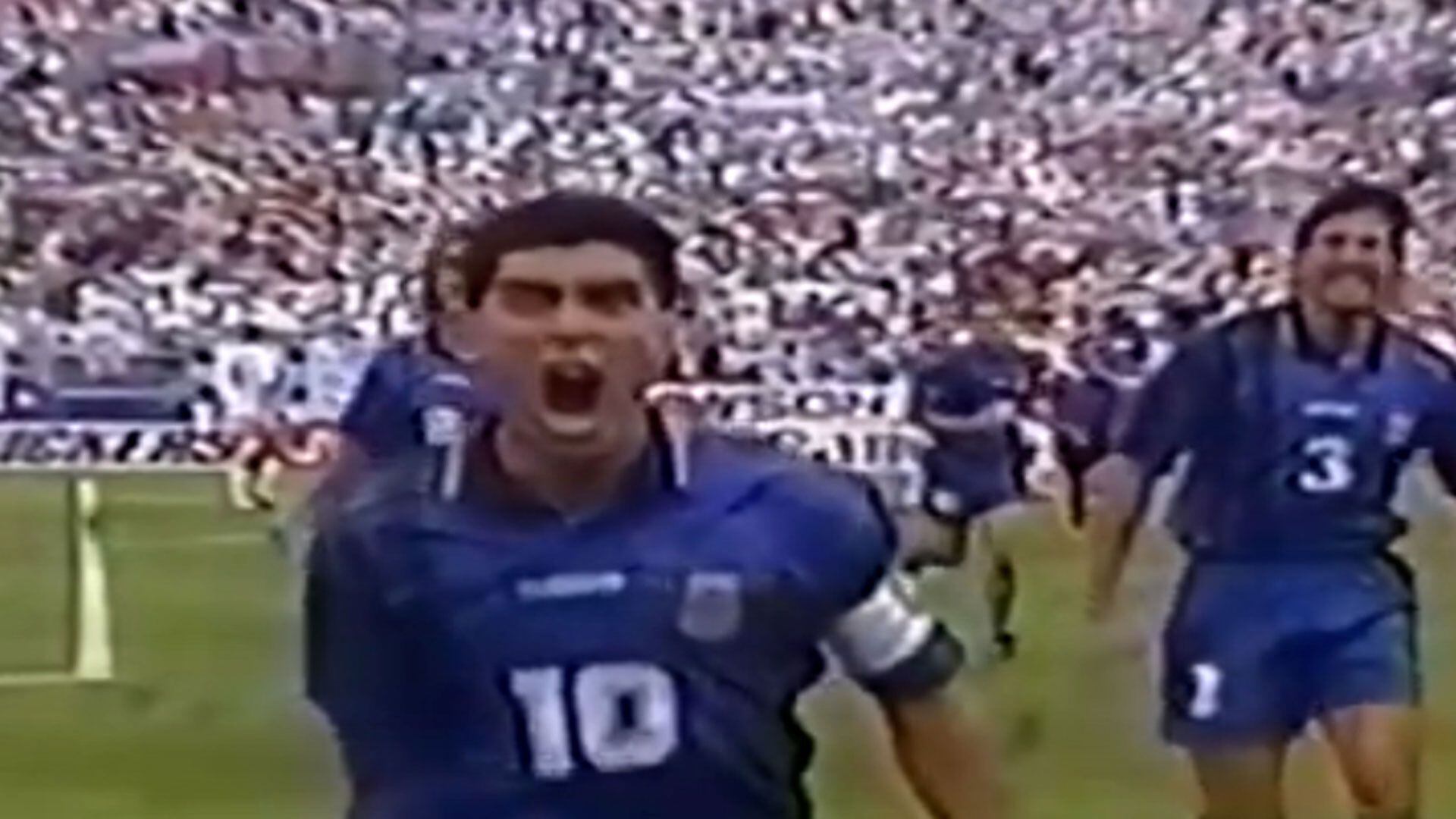 Gol de Diego Maradona a Grecia en 1994