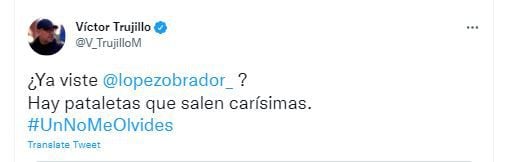 Víctor Trujillo se expresó tras el triunfo de Armenta como nuevo presidente de la Mesa Directiva del Senado. (Foto: captura de pantalla)