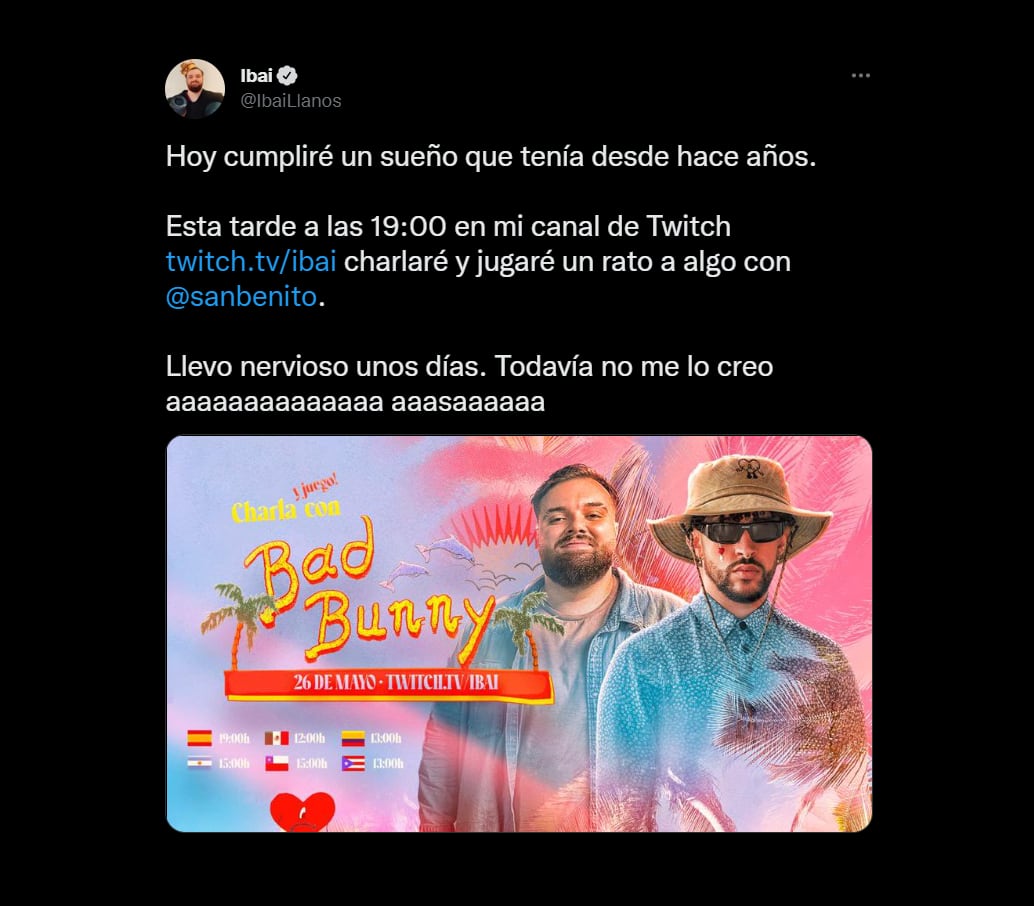 Bad Bunny con Ibai: “En mi niñez iba encaminado a ser un gamer” - Infobae