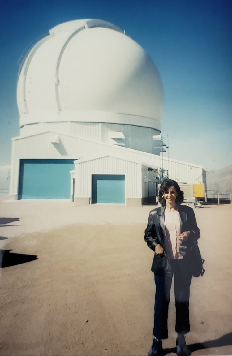 En el Observatorio SOAR, Cerro Pachon, Chile