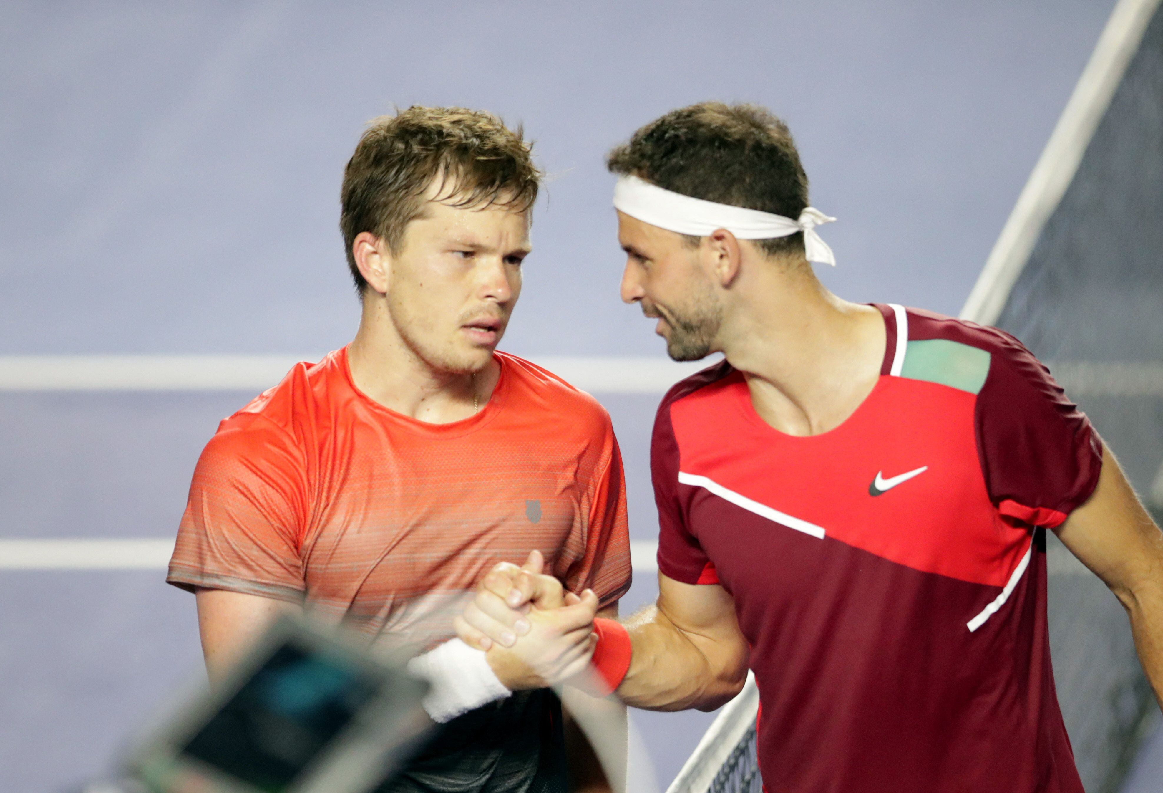 Kozlov fue la sorpresa de la jornada y como Lucky Loser eliminó a Dimitrov (Foto: Reuters)