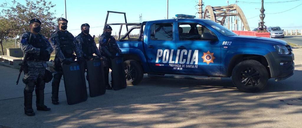 Pullaro propuso las medidas que tomará en materia de seguridad en el caso de ser electo gobernador (Foto: Policía de Santa Fe)