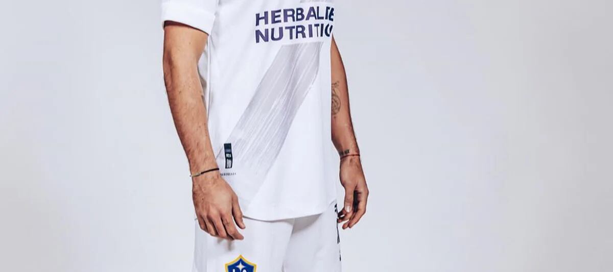  adidas LA Galaxy 22/23 Home - Camiseta juvenil, blanco