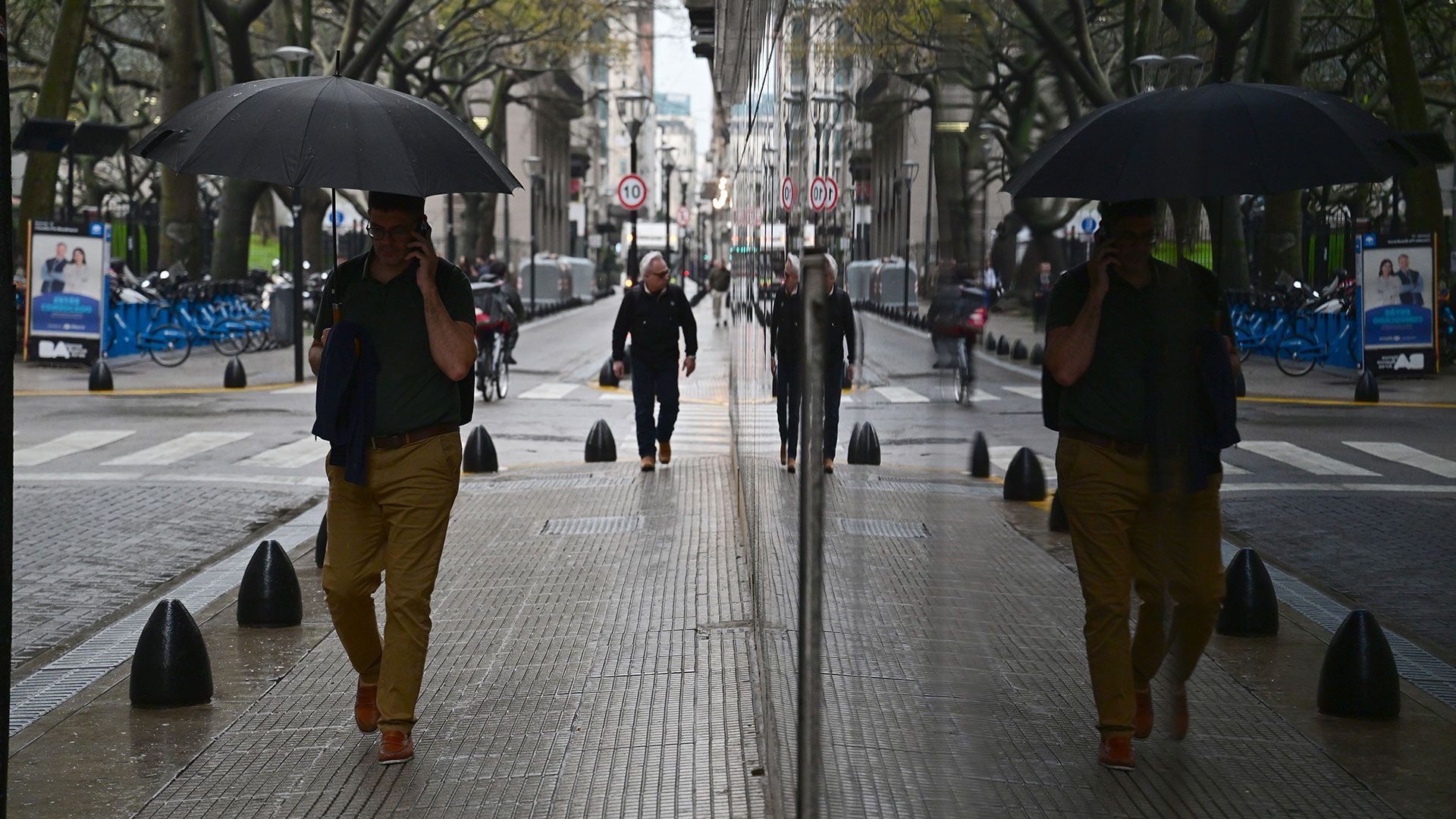 Lluvias y tormentas en Buenos Aires. Foto: Maximiliano Luna