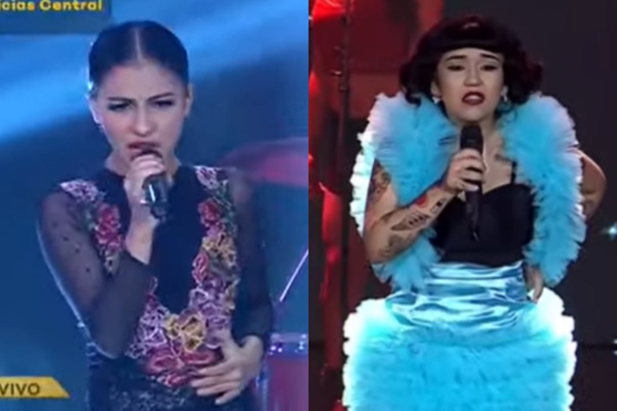 Natalia Jiménez und Mon Laferte gingen ins Finale. (Foto: Capture TV)