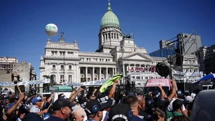 El último paro general de la CGT en el Congreso