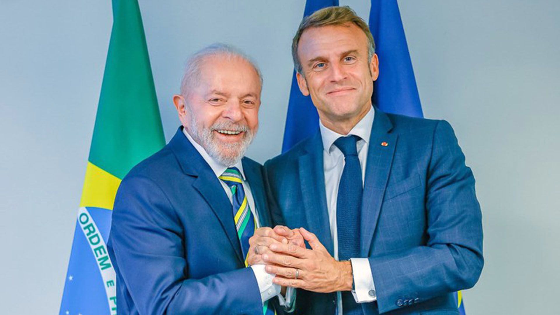 Lula durante un encuentro con Macron en la sede de las Naciones Unidas, en Nueva York (Foto: Ricardo Stuckert / Presidencia de Brasil)