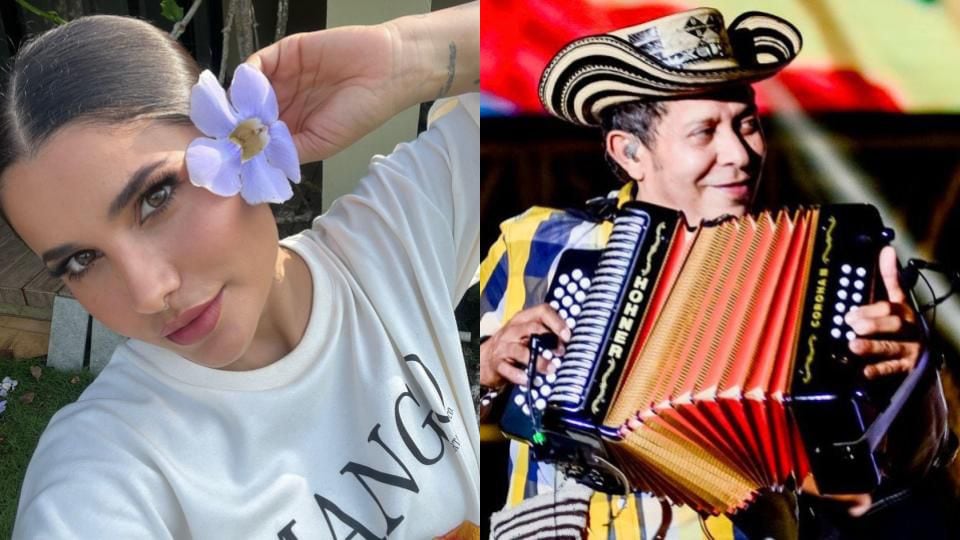 Martina La Peligrosa recordó al fallecido acordeonero Egidio Cuadrado en sus redes sociales - crédito @martinalapeligrosa/Instagram y @carlosvives/X