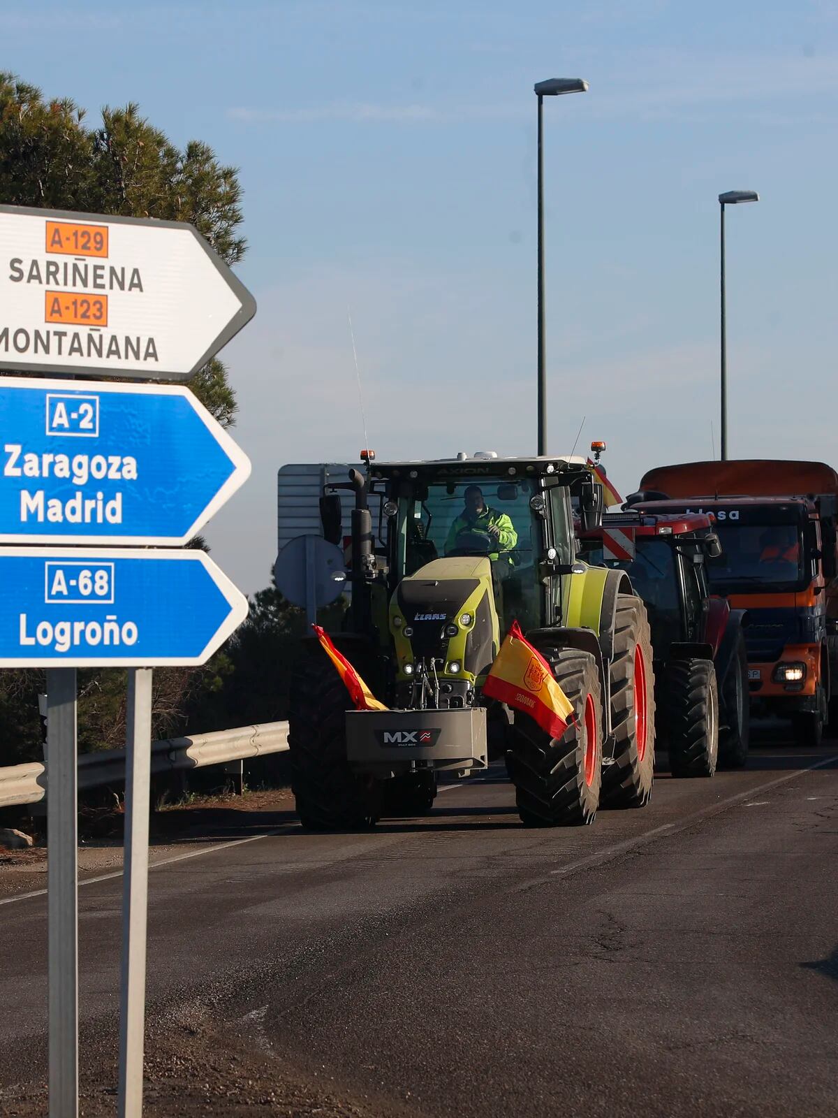 El mapa de la DGT que muestra en directo los cortes de carreteras por la  tractorada este miércoles en Madrid y el resto de España - Infobae