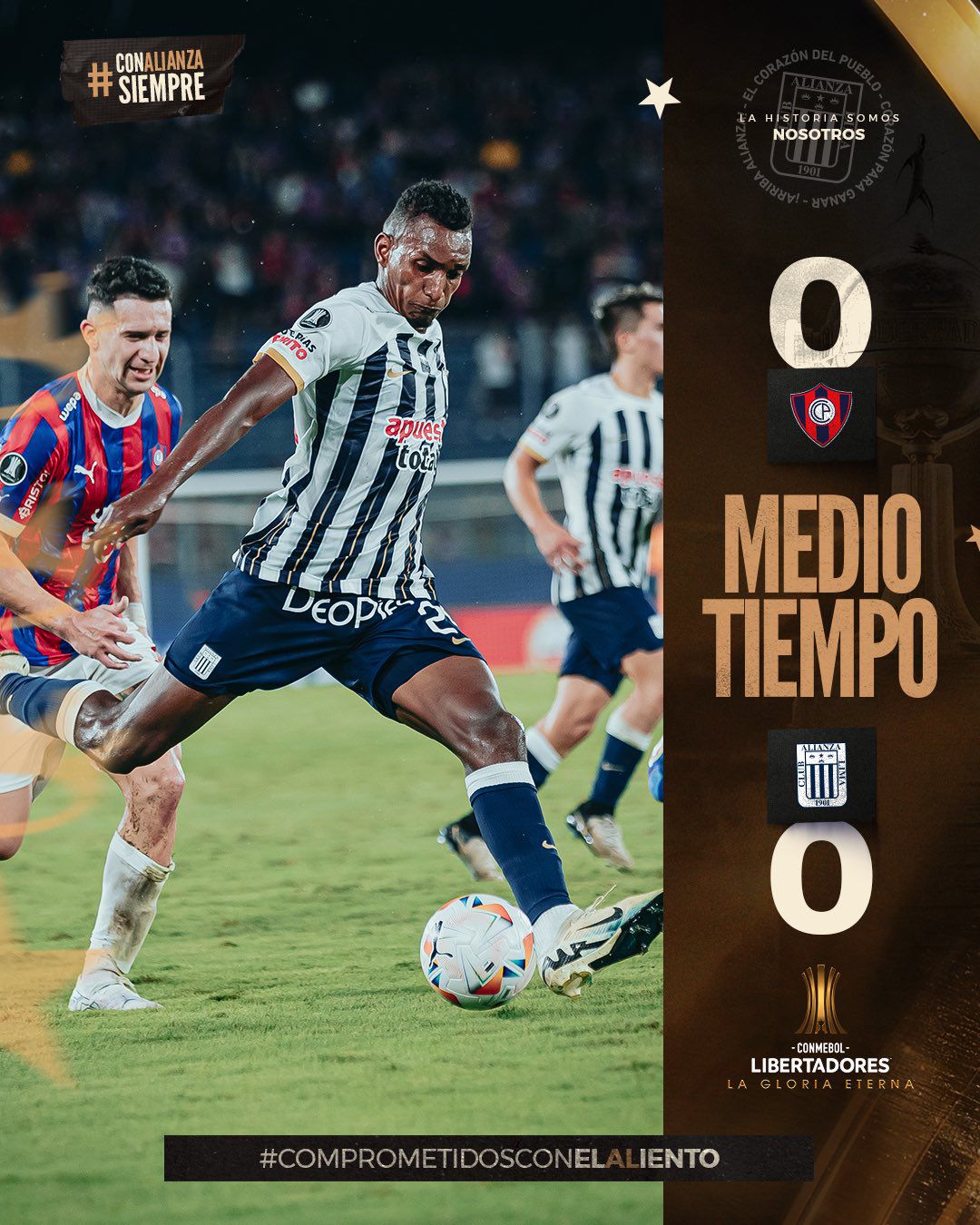 Alianza Lima vs Cerro Porteño: partido por la Copa Libertadores 2024