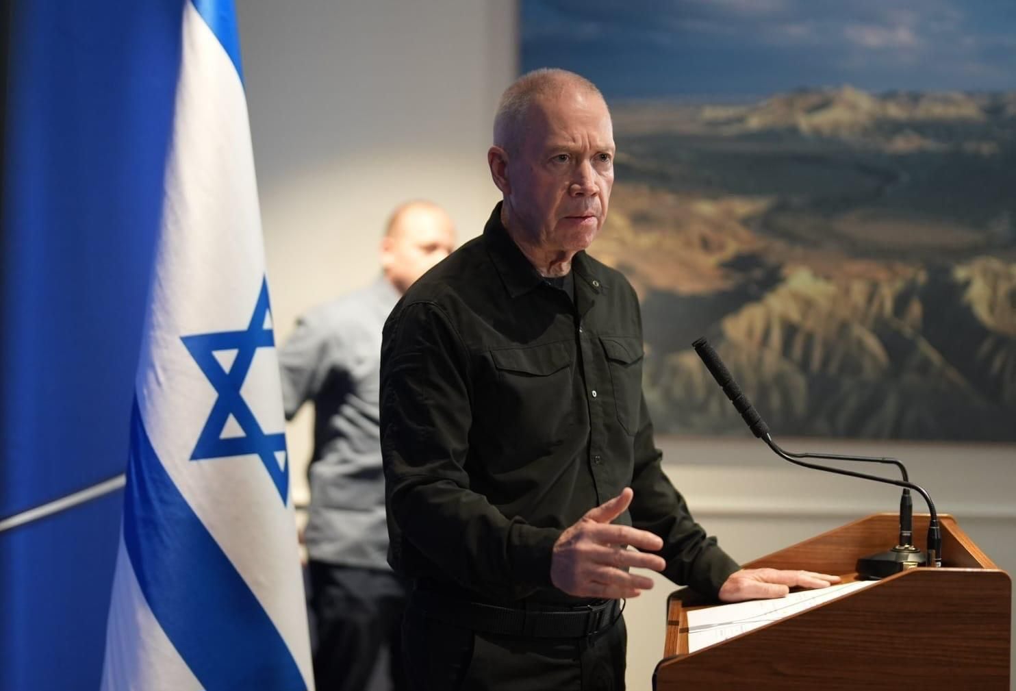 El ministro de Defensa de Israel, Yoav Gallant (Elad Malka/GPO/dpa)
