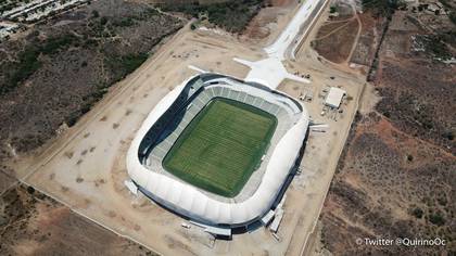 El nuevo estadio se coloca como el inmueble en el que más dinero se ha destinado en territorio sinaloense (Foto: Twitter/ @QuirinoOC)