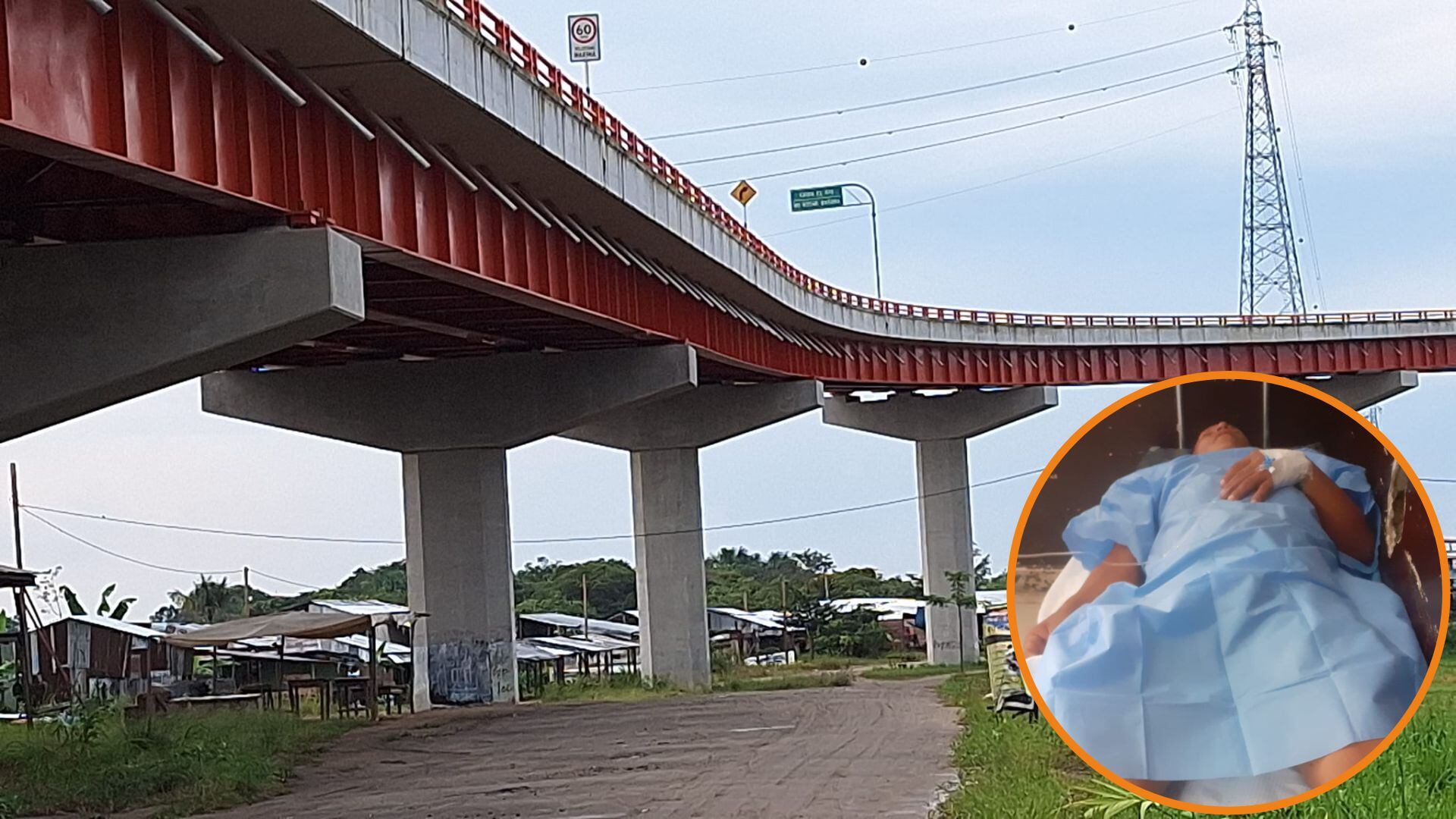 Un sujeto fue lanzado desde el puente Nanay tras ser víctima de asalto en Iquitos